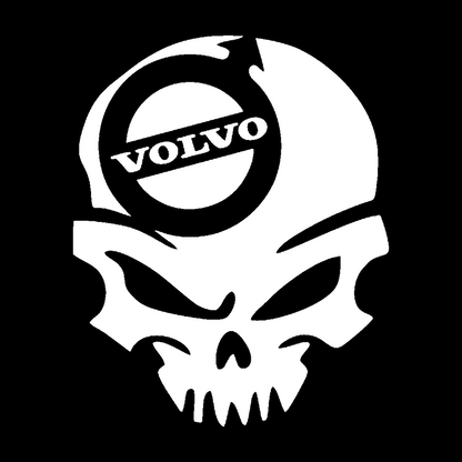 Sticker - VOLVO SKULL 2