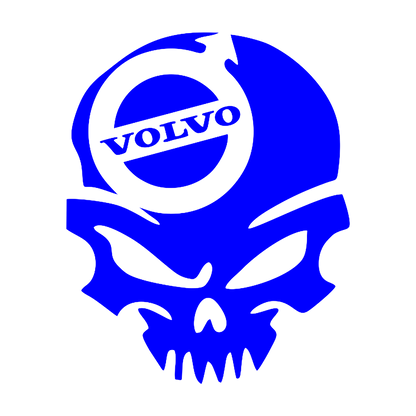 Sticker - VOLVO SKULL 2