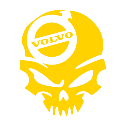 Sticker - VOLVO SKULL 2