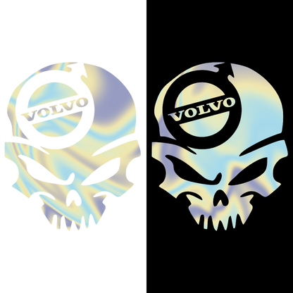 Sticker - VOLVO SKULL 2