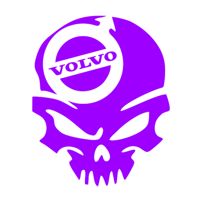 Sticker - VOLVO SKULL 2