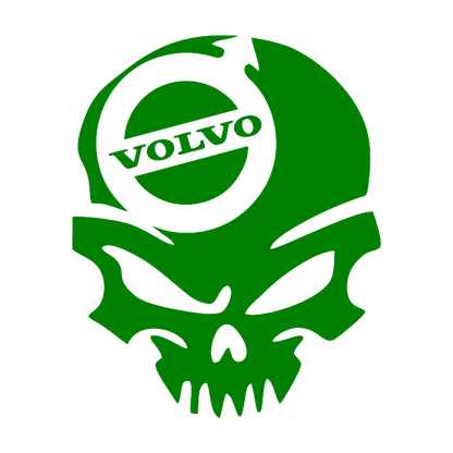 Sticker - VOLVO SKULL 2