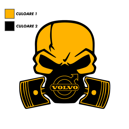 Sticker - VOLVO SKULL