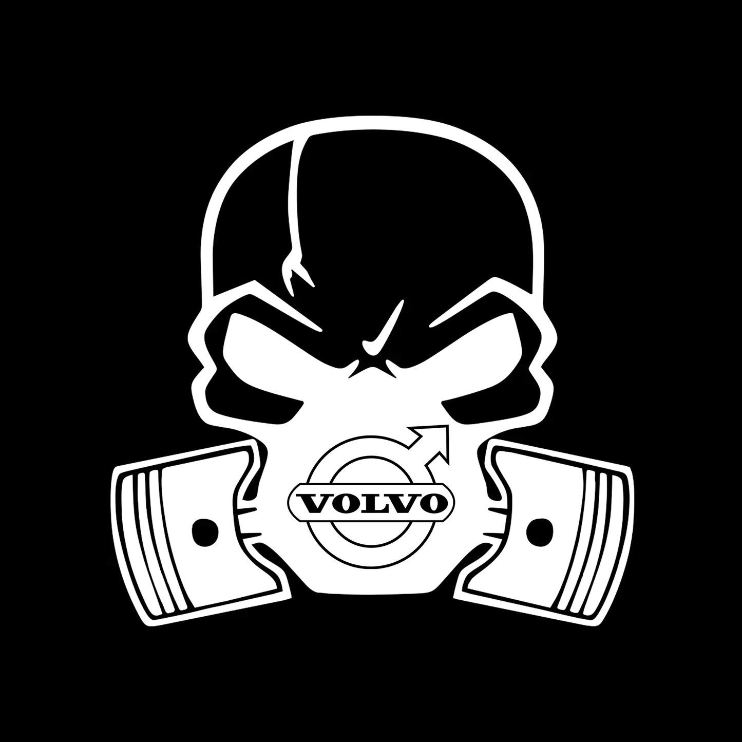 Sticker - VOLVO SKULL