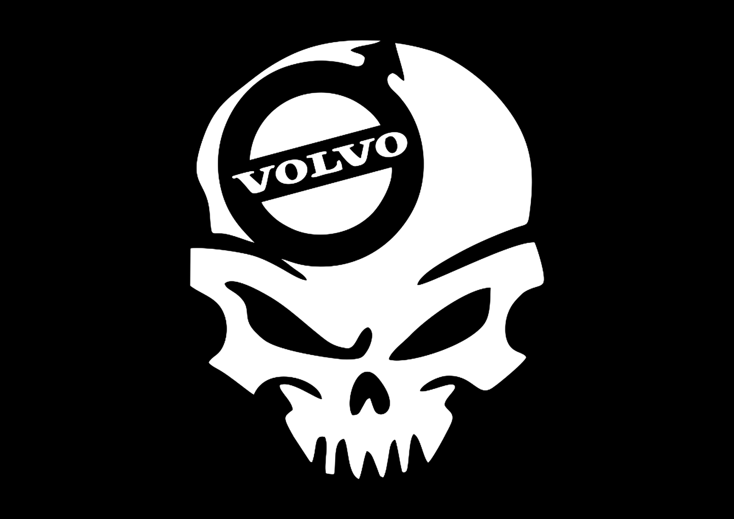 Sticker - VOLVO SKULL 2