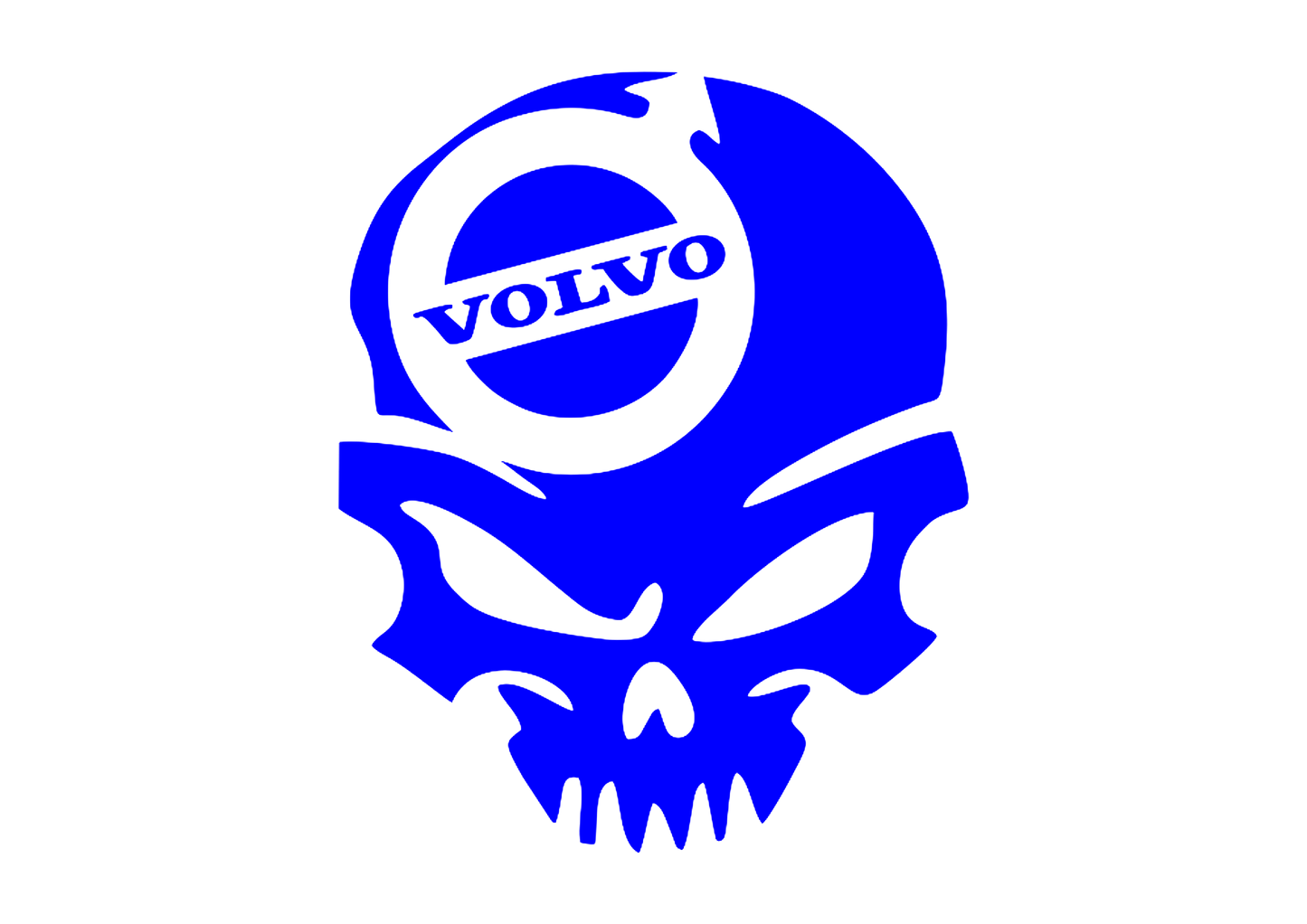 Sticker - VOLVO SKULL 2