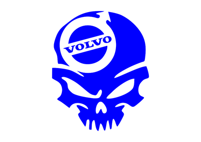 Sticker - VOLVO SKULL 2