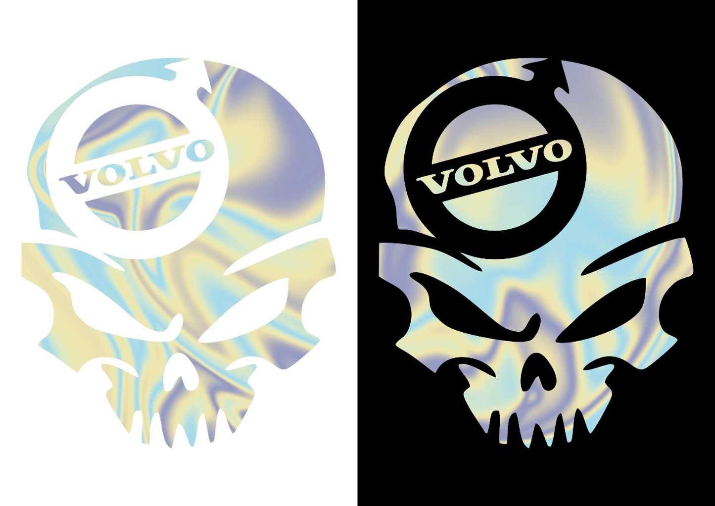 Sticker - VOLVO SKULL 2