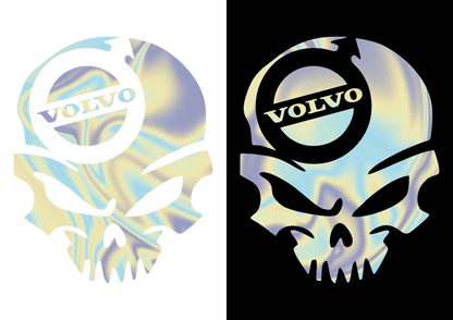 Sticker - VOLVO SKULL 2