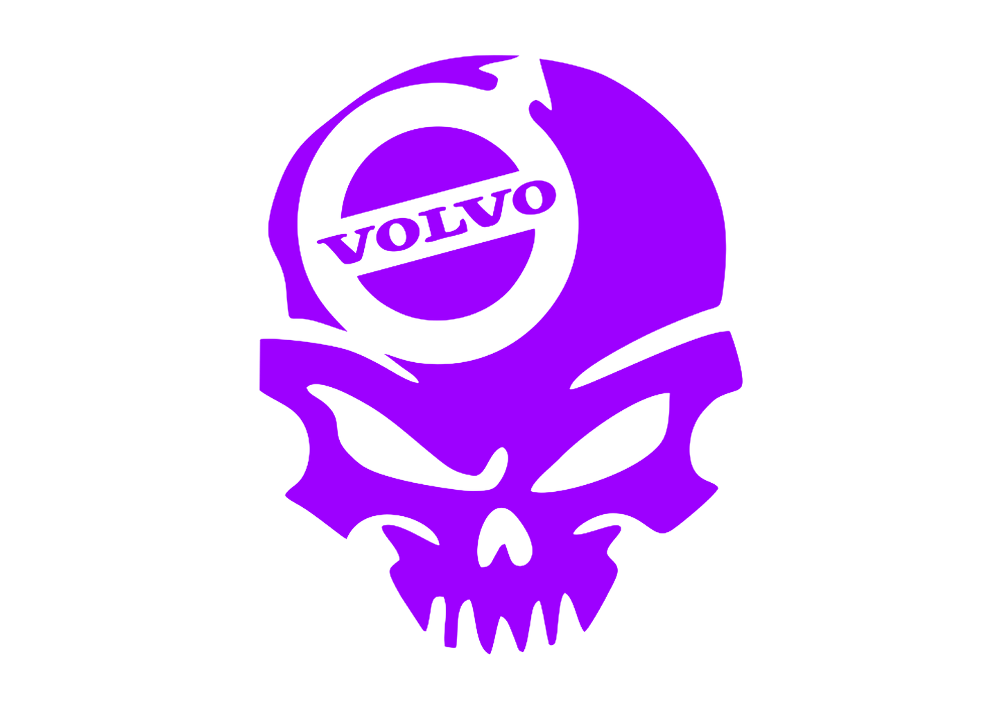Sticker - VOLVO SKULL 2