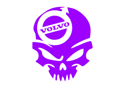 Sticker - VOLVO SKULL 2