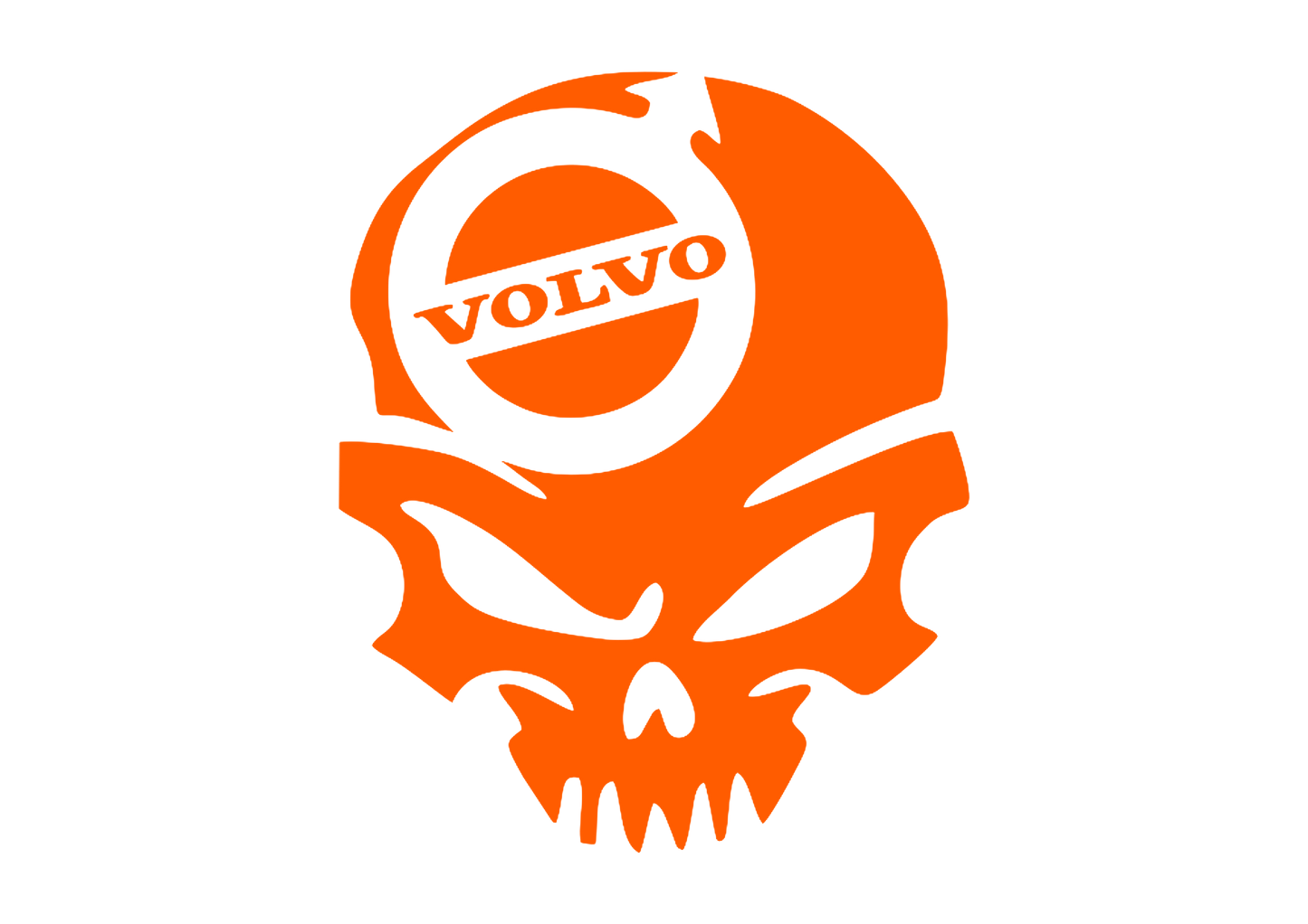 Sticker - VOLVO SKULL 2