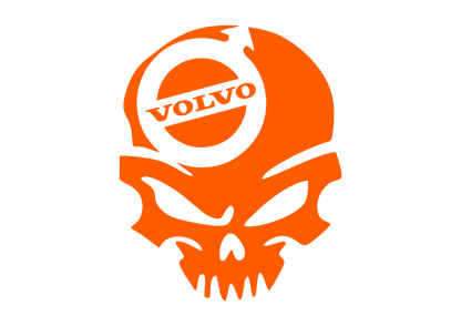 Sticker - VOLVO SKULL 2
