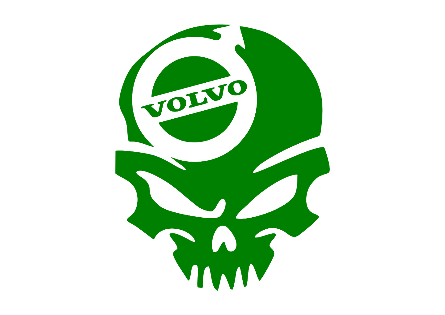 Sticker - VOLVO SKULL 2
