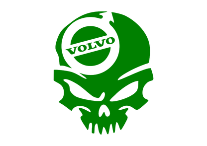 Sticker - VOLVO SKULL 2