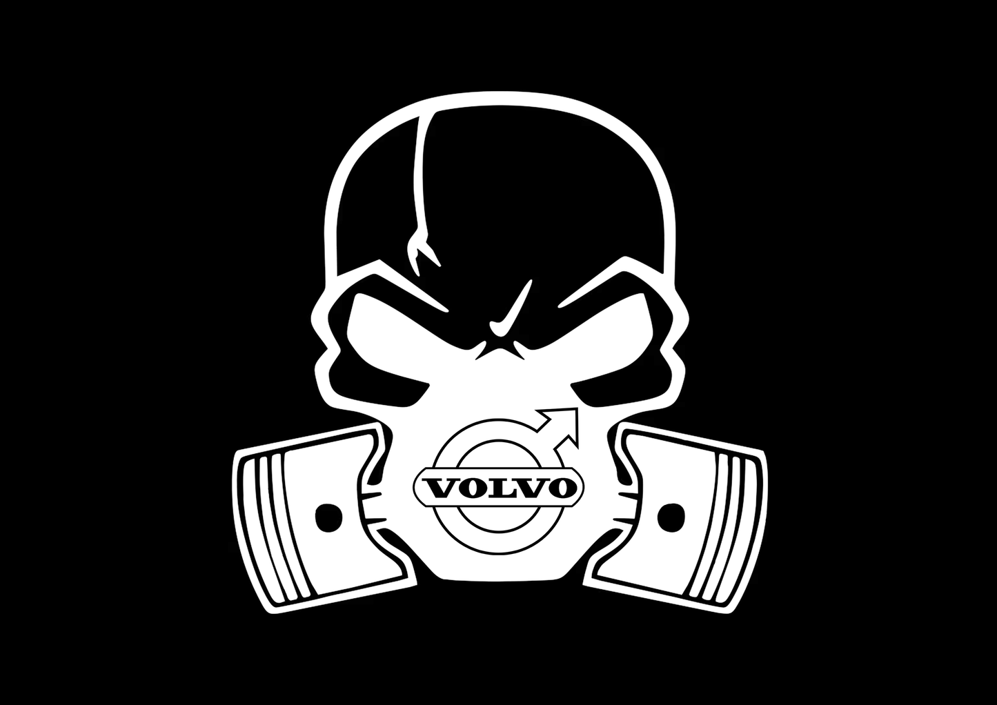 Sticker - VOLVO SKULL