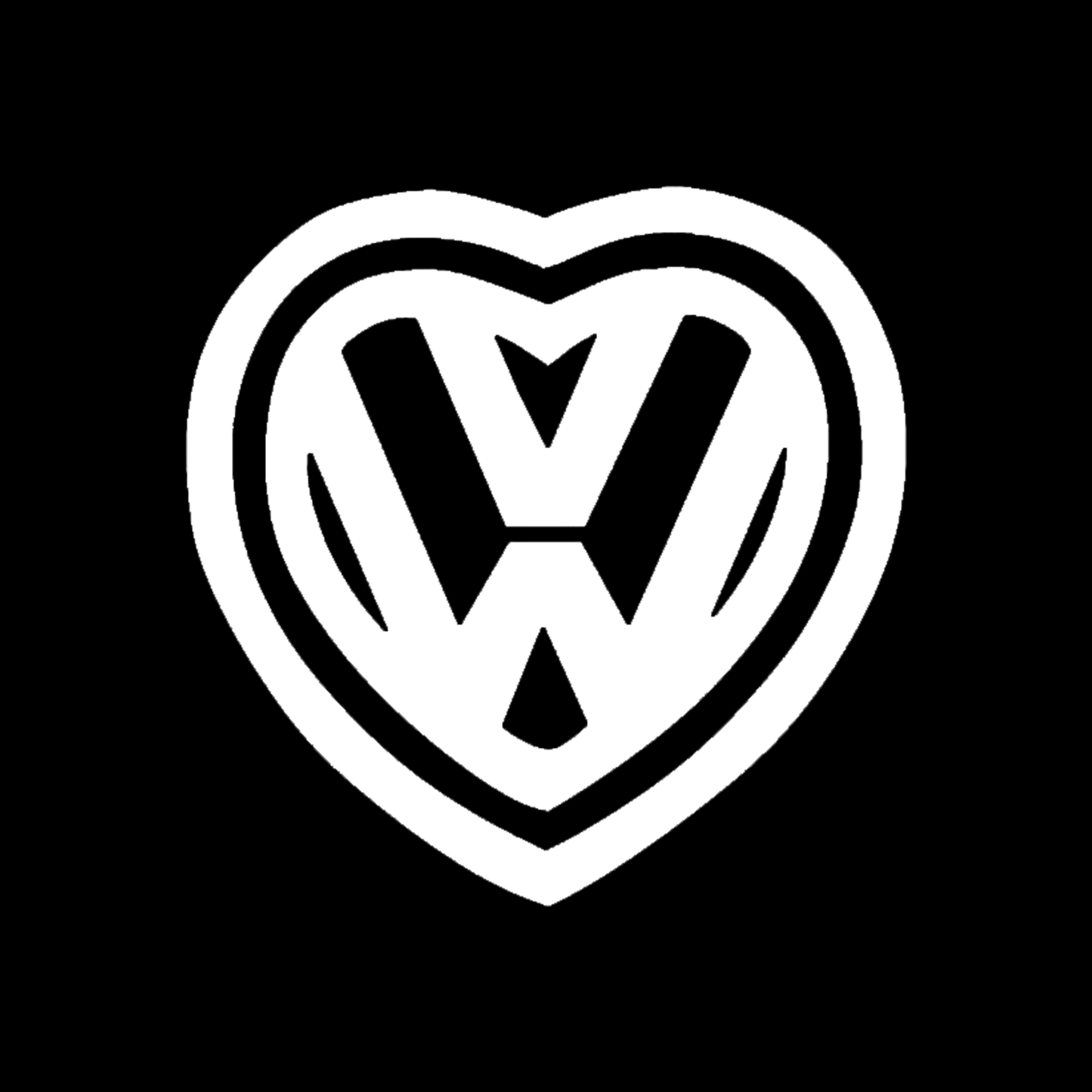 Sticker - VOLKSWAGEN HEART 2