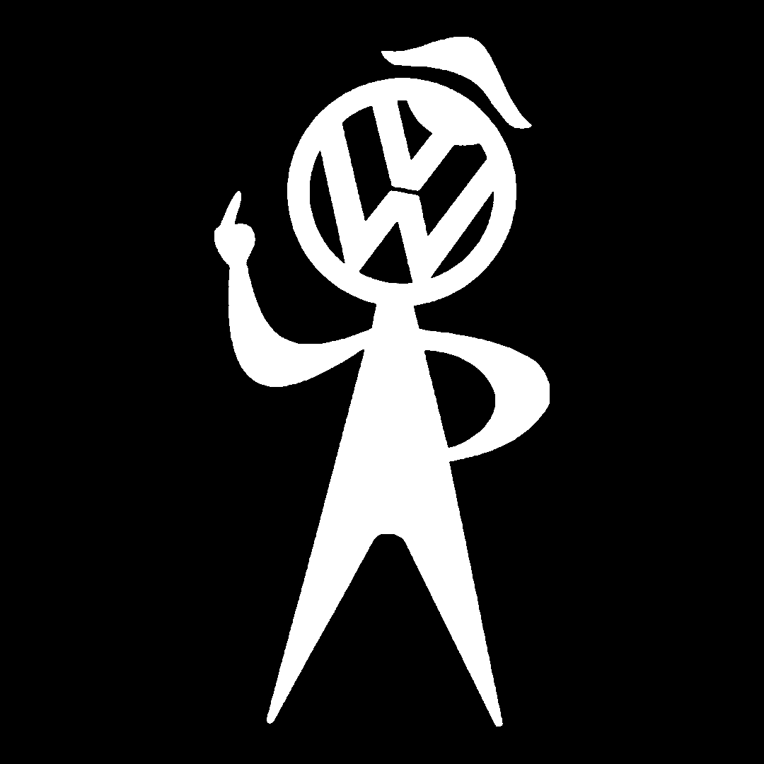 Sticker - VOLKSWAGEN MIDDLE FINGER