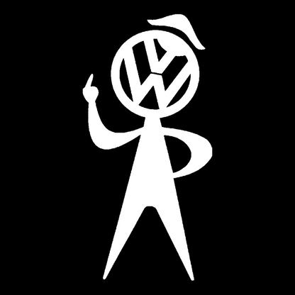 Sticker - VOLKSWAGEN MIDDLE FINGER