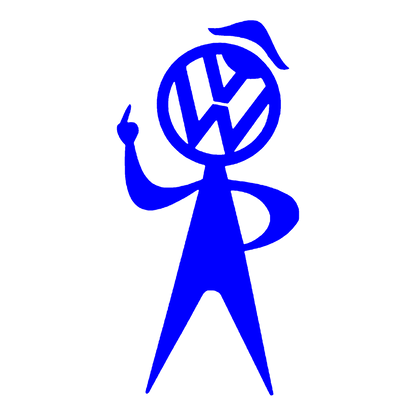Sticker - VOLKSWAGEN MIDDLE FINGER