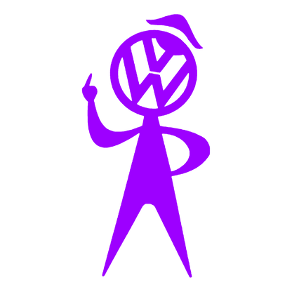 Sticker - VOLKSWAGEN MIDDLE FINGER
