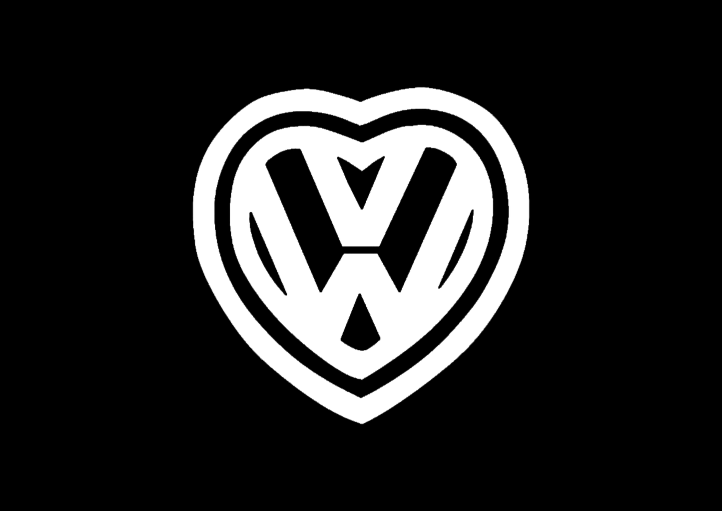 Sticker - VOLKSWAGEN HEART 2