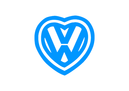 Sticker - VOLKSWAGEN HEART 2
