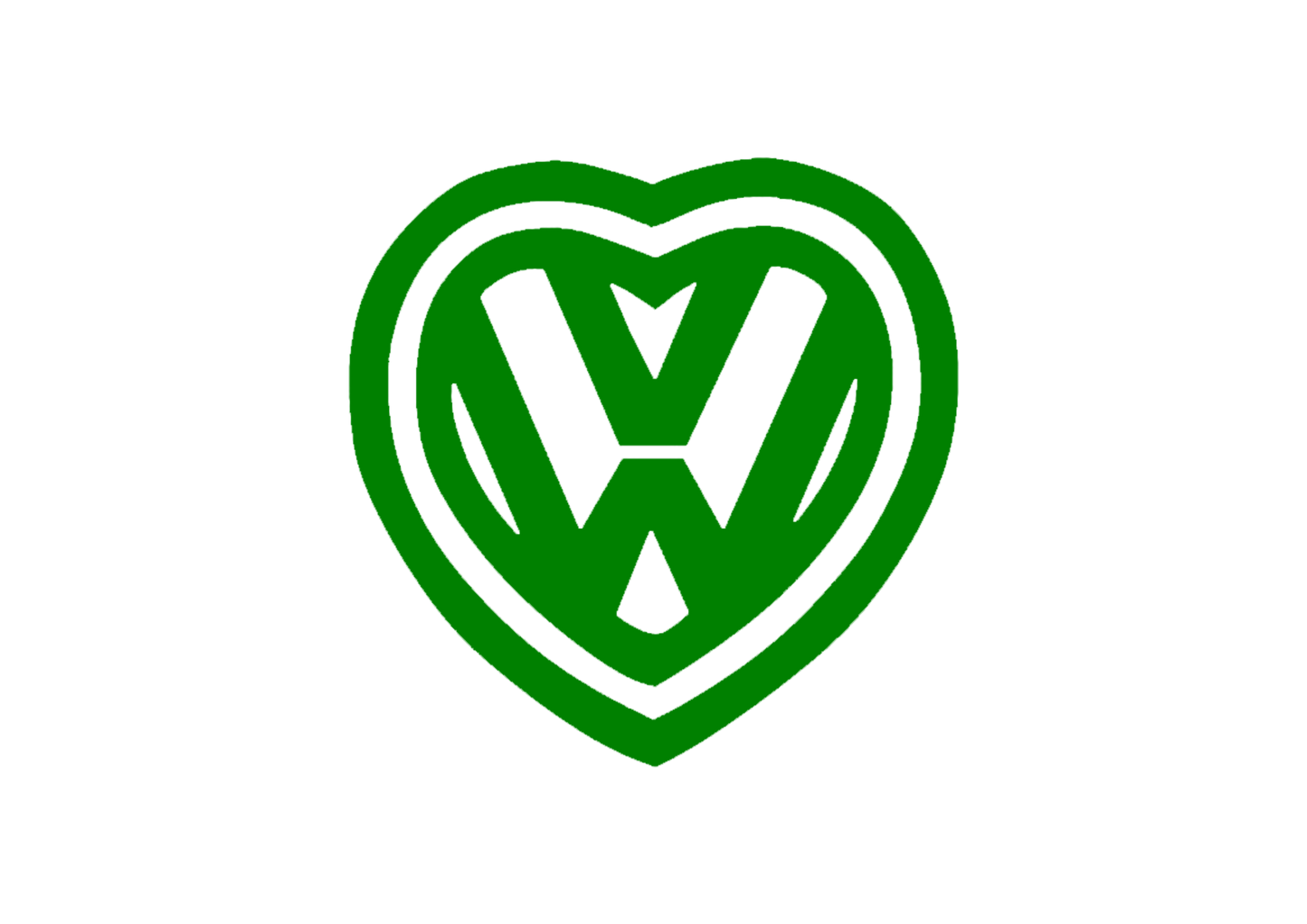 Sticker - VOLKSWAGEN HEART 2