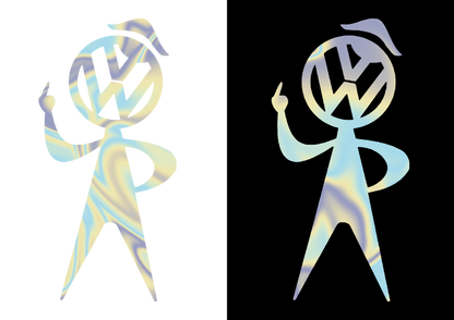 Sticker - VOLKSWAGEN MIDDLE FINGER