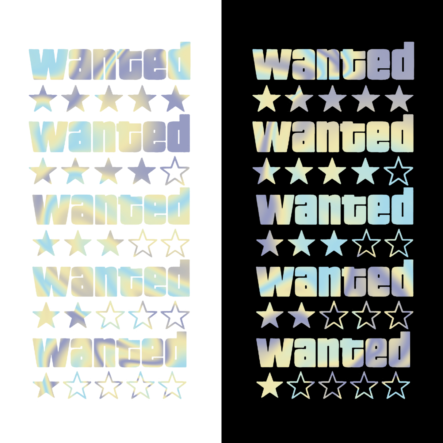 Sticker - GTA WANTED