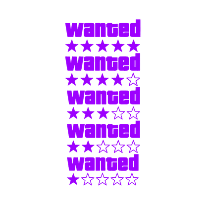 Sticker - GTA WANTED