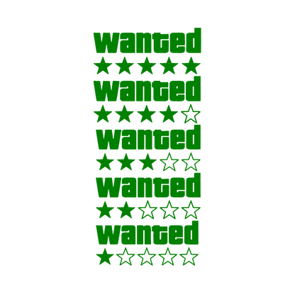 Sticker - GTA WANTED