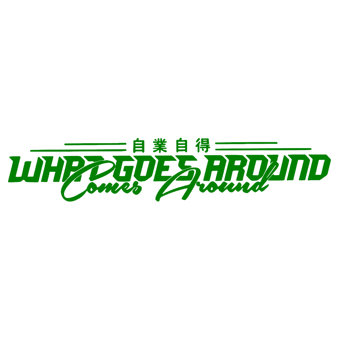 Sticker Parbriz - WHAT GOES AROUND COMES AROUND