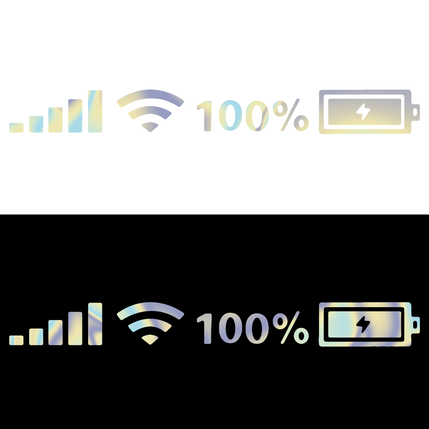Sticker - SEMNAL WI-FI BATERIE