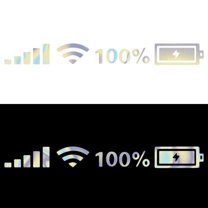 Sticker - SEMNAL WI-FI BATERIE