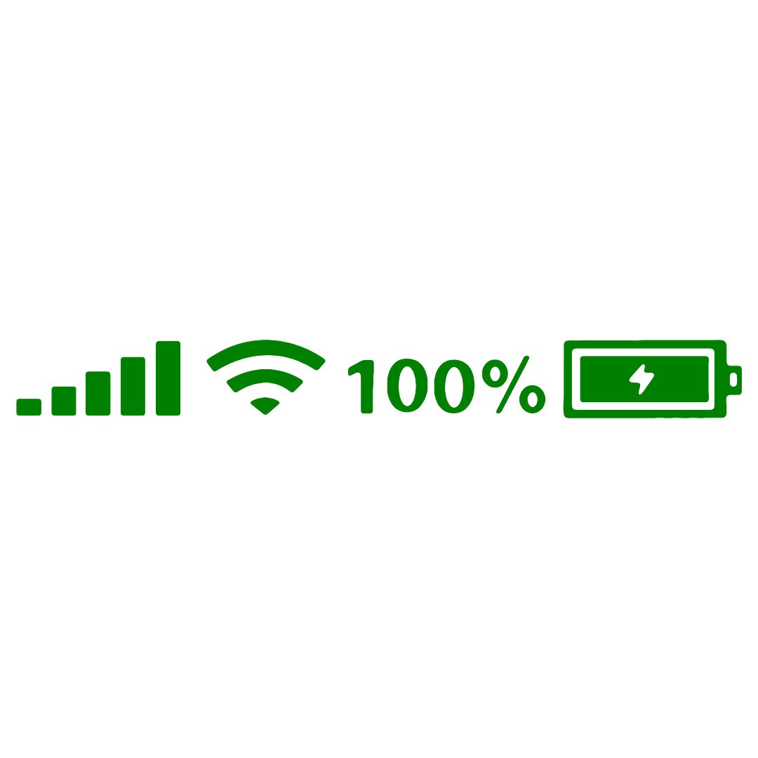 Sticker - SEMNAL WI-FI BATERIE