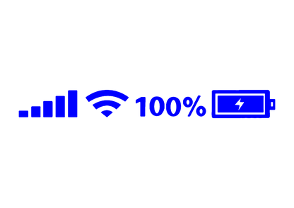 Sticker - SEMNAL WI-FI BATERIE
