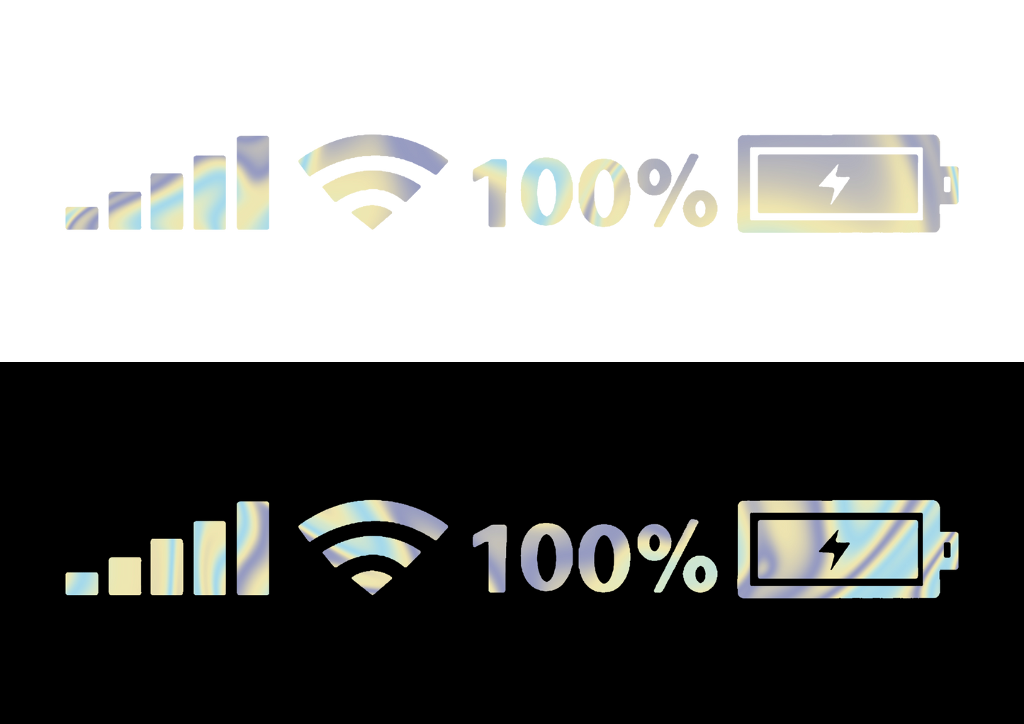 Sticker - SEMNAL WI-FI BATERIE