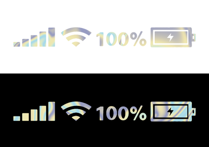 Sticker - SEMNAL WI-FI BATERIE